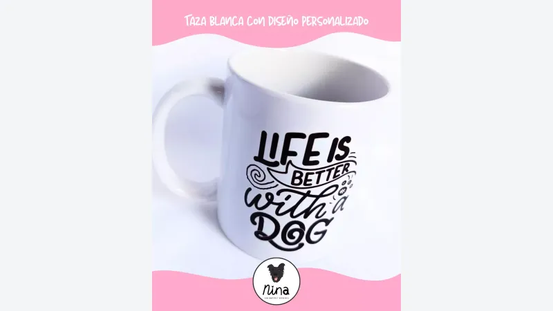 Imagen de cupón: Diseño Único para Vos: Taza Blanca Solidaria Personalizada.