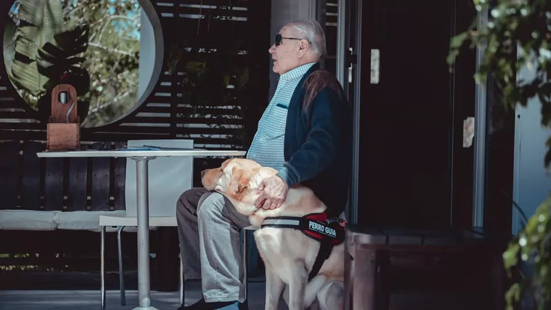 El rol transformador de los perros de asistencia en la vida de personas con discapacidades